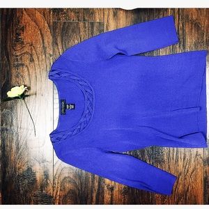 Cable & Gauge Blue Sweater